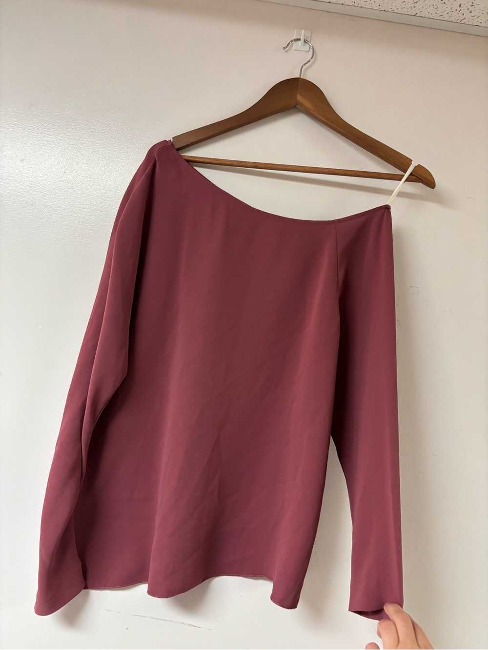 BabatonWomen’s One-Shoulder Blouse in Dusty Rose Size Medium